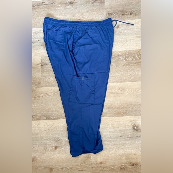 Jaanuu Navy Scrub Pant Drawstring Elastic Waist Size 3XL - Picture 2 of 9